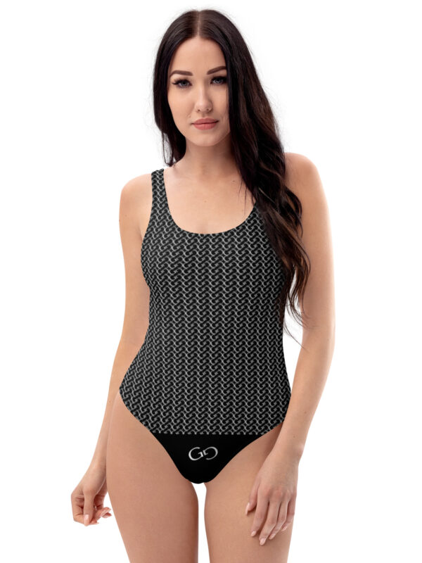 ION GREY Women's Athletic One-Piece Swimsuit