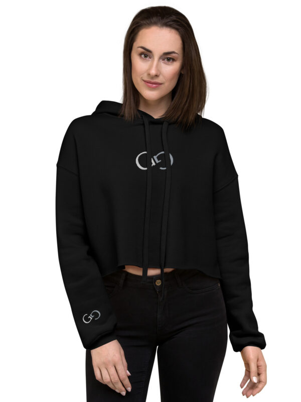 ION GREY Women's Crop Training Hoodie